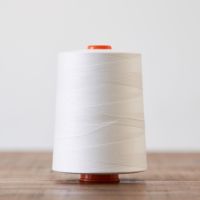 ミシン糸60番　生成り　10000m巻【業務用　ミシン糸】