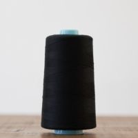 ミシン糸60番　ブラック　5000m巻【業務用　ミシン糸】