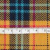 タータンチェック（マスタード×ピンク×ブラック×ブルー）0.45mm厚　108cm幅 【商用可能】