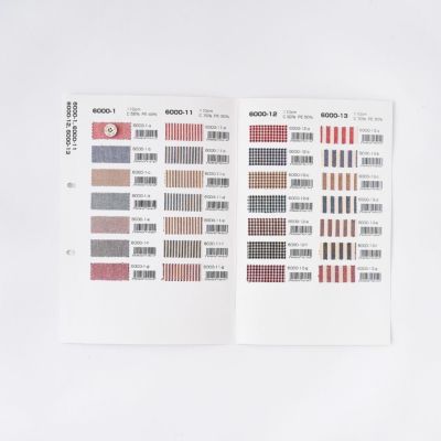 品番6000-1-11-12-13 全色揃ったサンプル帳