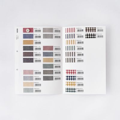 品番9000が全色揃ったサンプル帳