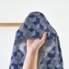 ダブルガーゼ ジャカード 織の柄 リバーシブル 50cm単位　115cm幅 【商用可能】