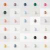 オリジナル副資材 ループエンド  37色 6個入 【商用可能】