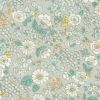 やや薄手の透けないコットンブロード 花柄 プリント 50cm単位　108cm幅 【商用可能】