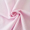 綿ポリ 織りのギンガムチェック パステルカラー 50cm単位 110cm幅 メール便数量4（2m）まで 【商用利用可】