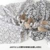 花柄のジョーゼット 50cm単位 110cm幅 0.26mm厚【商用可能】
