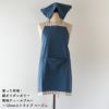 【縫い代付き】5-009 三角巾付き子供エプロン型紙 80～160サイズ ワンサイズ型紙 別紙A4仕様書【商用可能】