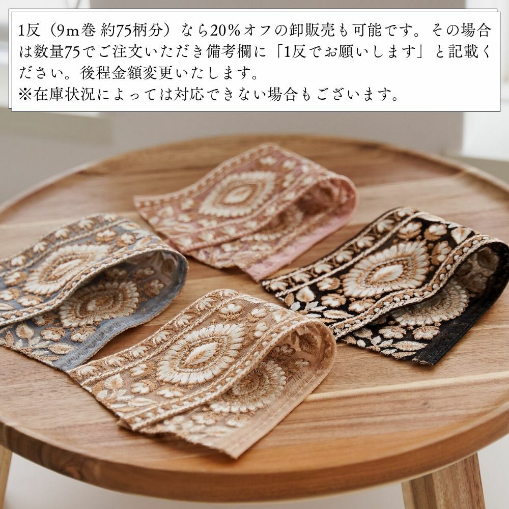 売上ランキング インド刺繍リボン＆生地 オーダー相談ページ